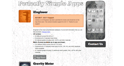 Desktop Screenshot of perfectlysimpleapps.com